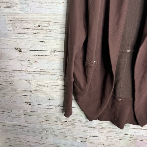 Aritzia WILFRED Diderot brown Cocoon Cardigan Sweater Size X-Small - Picture 2 of 8